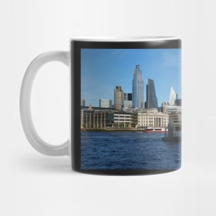 London skyline and city on the move Mug